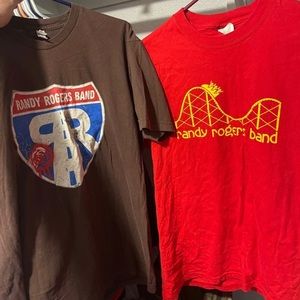 Randy Rogers Band shirt bundle *Autographed * size Xl